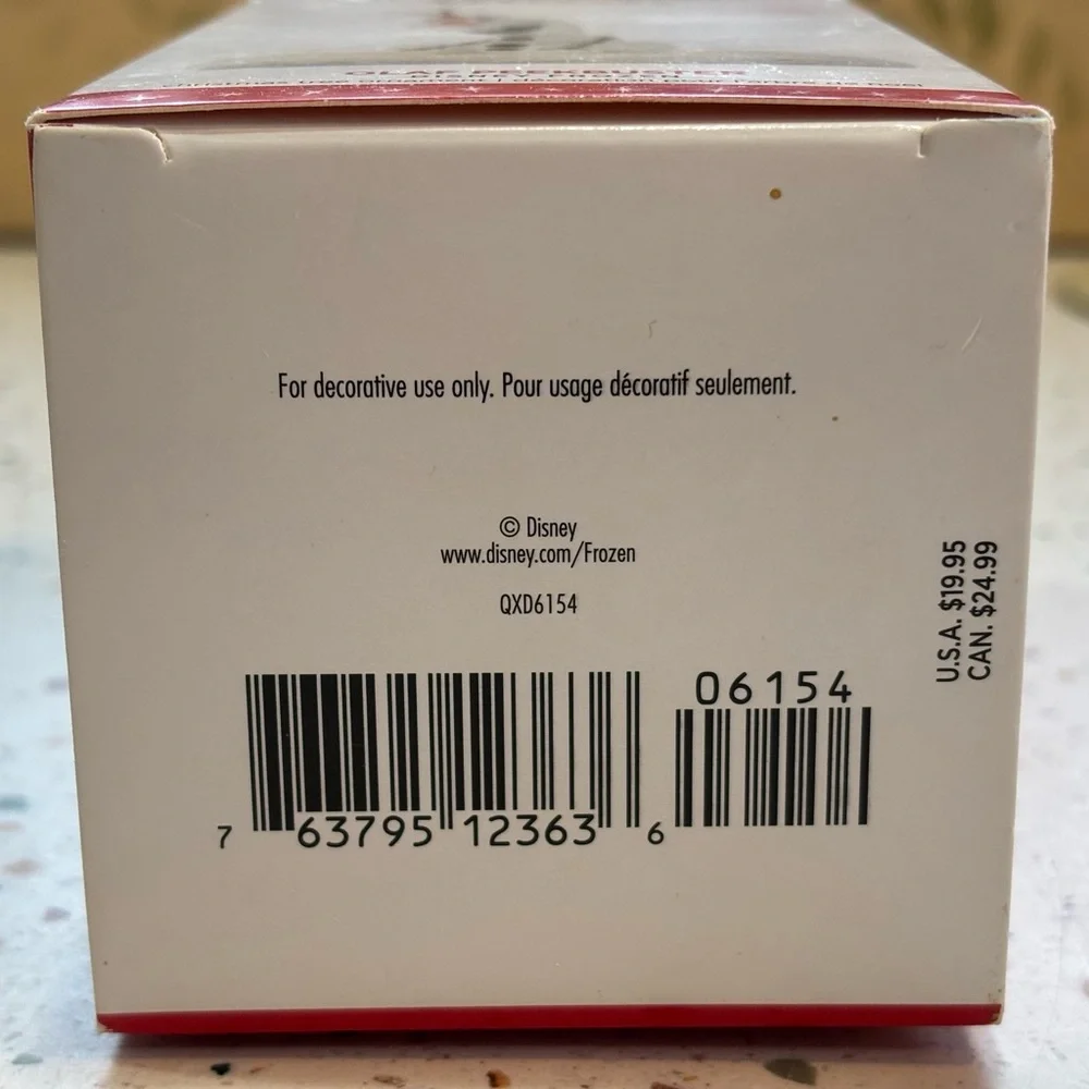 Hallmark Keepsake Olaf Peekbuster Ornament 2016 Disney‎ Frozen Activated Sound